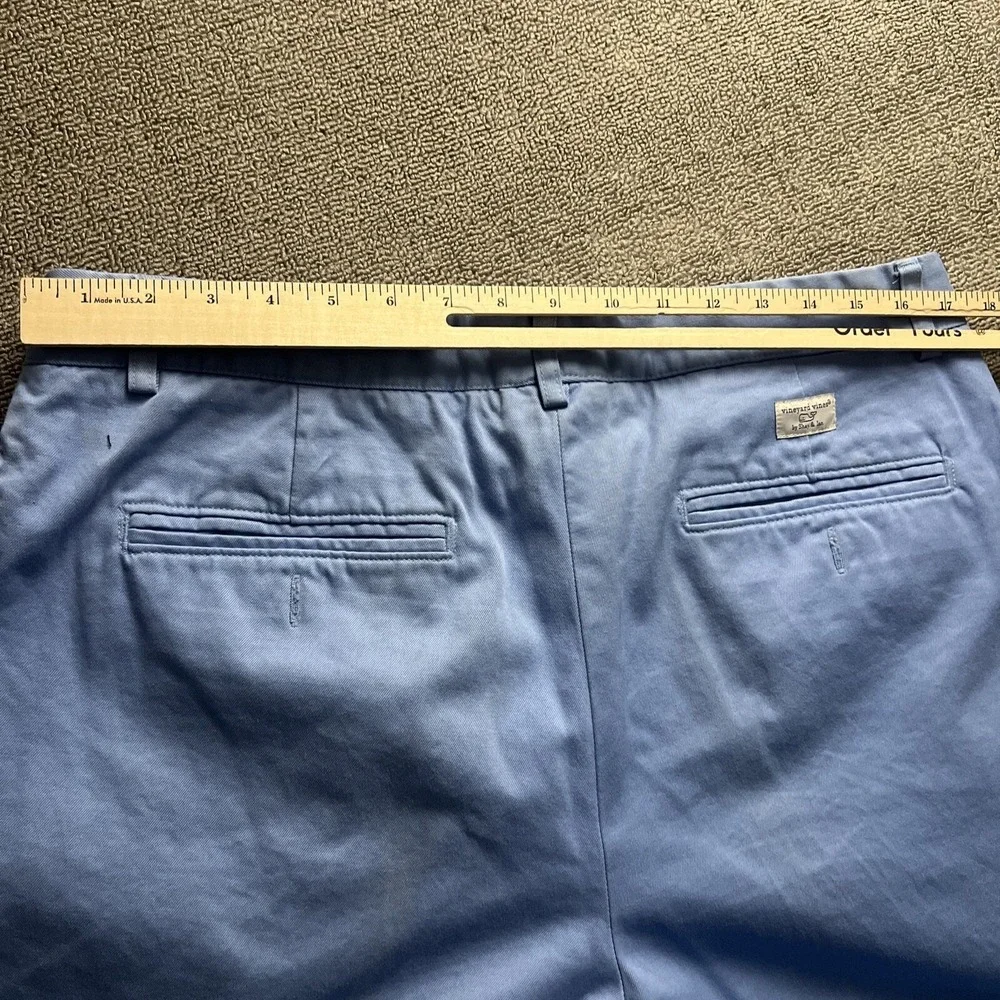 Vineyard Vines Pants Adult Size 35W Blue Straight Chino Casual Preppy Men's